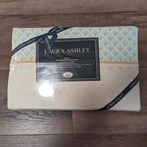 Vintage NOS Laura Ashley "Palmetto" King Flat Sheet